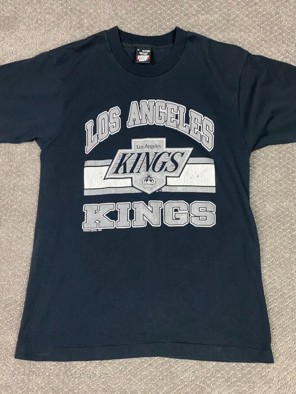 Vintage 1988 Los Angeles Kings T Shirt Men's Large Fits Medium Screen Stars Best